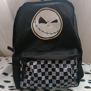 Vans x Nightmare Before Christmas Black and White Checkerboard Mini Backpack